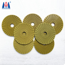 4 inch 5inch granite/marble/stone polishing tools flexible wet/dry diamond polishing pads